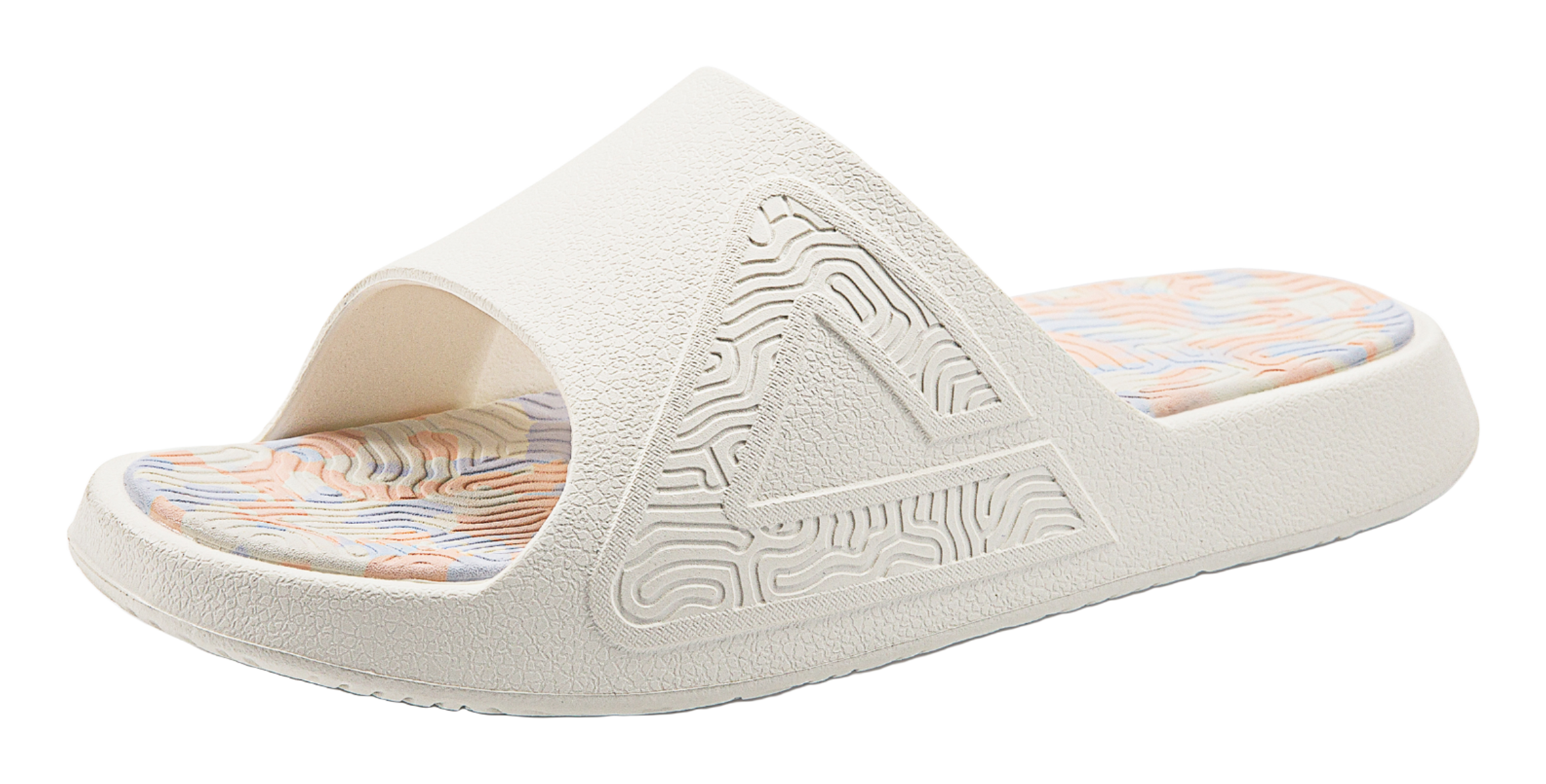 PEAK Tai Ji1.0 Slide Slippers Unisex Canvas White 