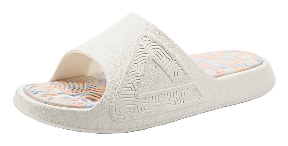 PEAK Tai Ji1.0 Slide Slippers Unisex Canvas White 