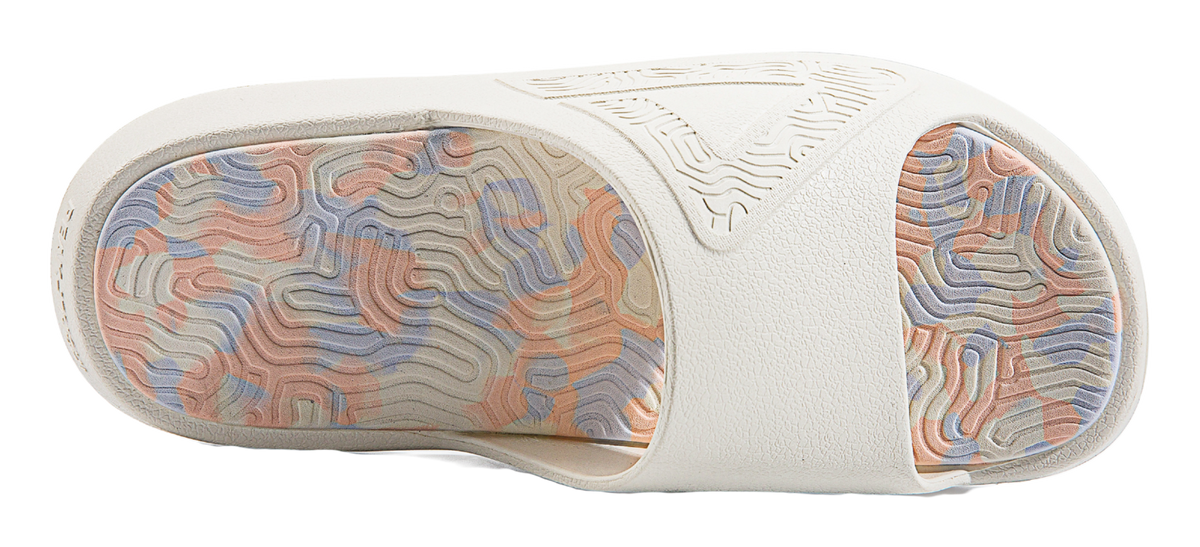 PEAK Tai Ji1.0 Slide Slippers Unisex Canvas White 