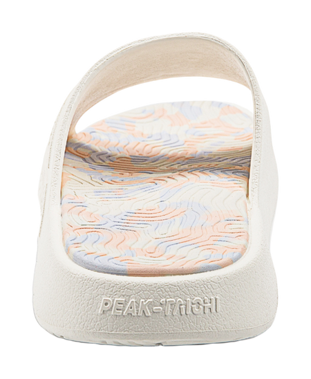PEAK Tai Ji1.0 Slide Slippers Unisex Canvas White 