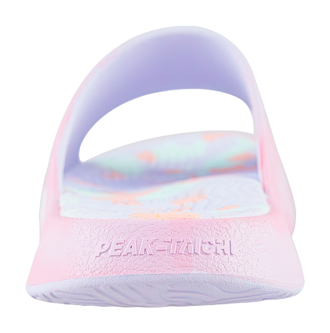 PEAK Tai Ji1.0 Slip Resistant Abrasion Resistant Cushioning Slide Slippers Unisex Pink Blue White 