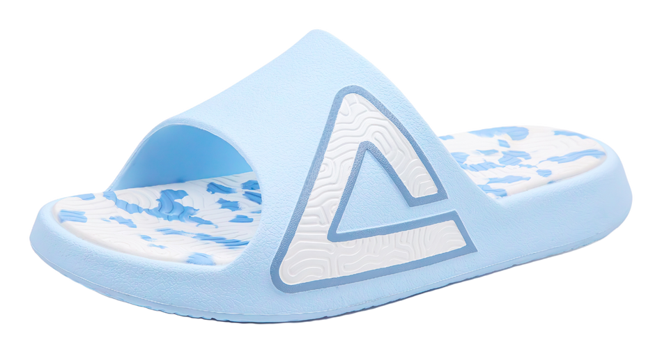 PEAK Tai Ji1.0 Slip Resistant Abrasion Resistant Cushioning Slide Slippers Unisex Sky Blue 