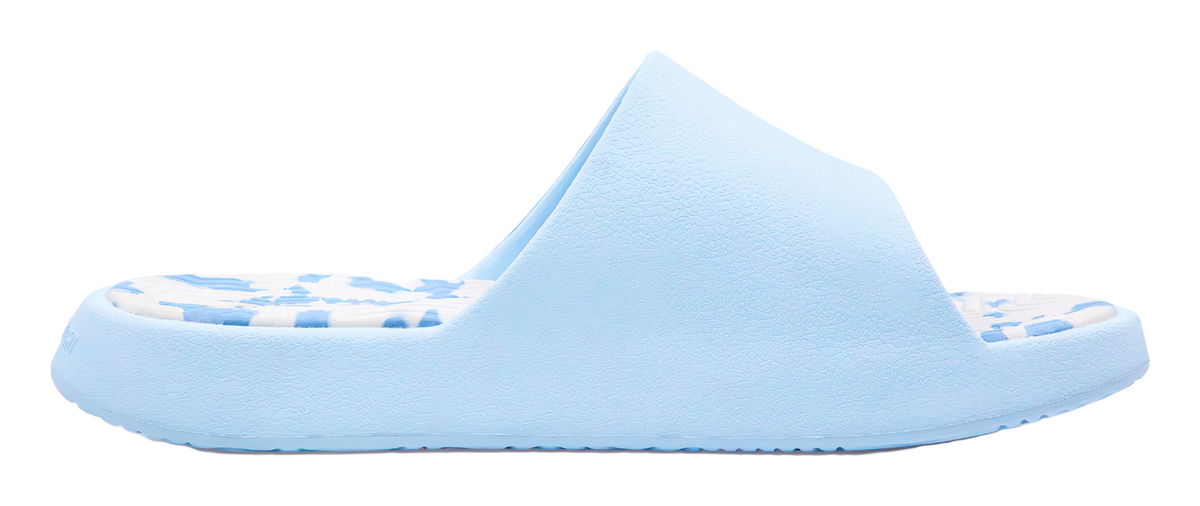 PEAK Tai Ji1.0 Slip Resistant Abrasion Resistant Cushioning Slide Slippers Unisex Sky Blue 