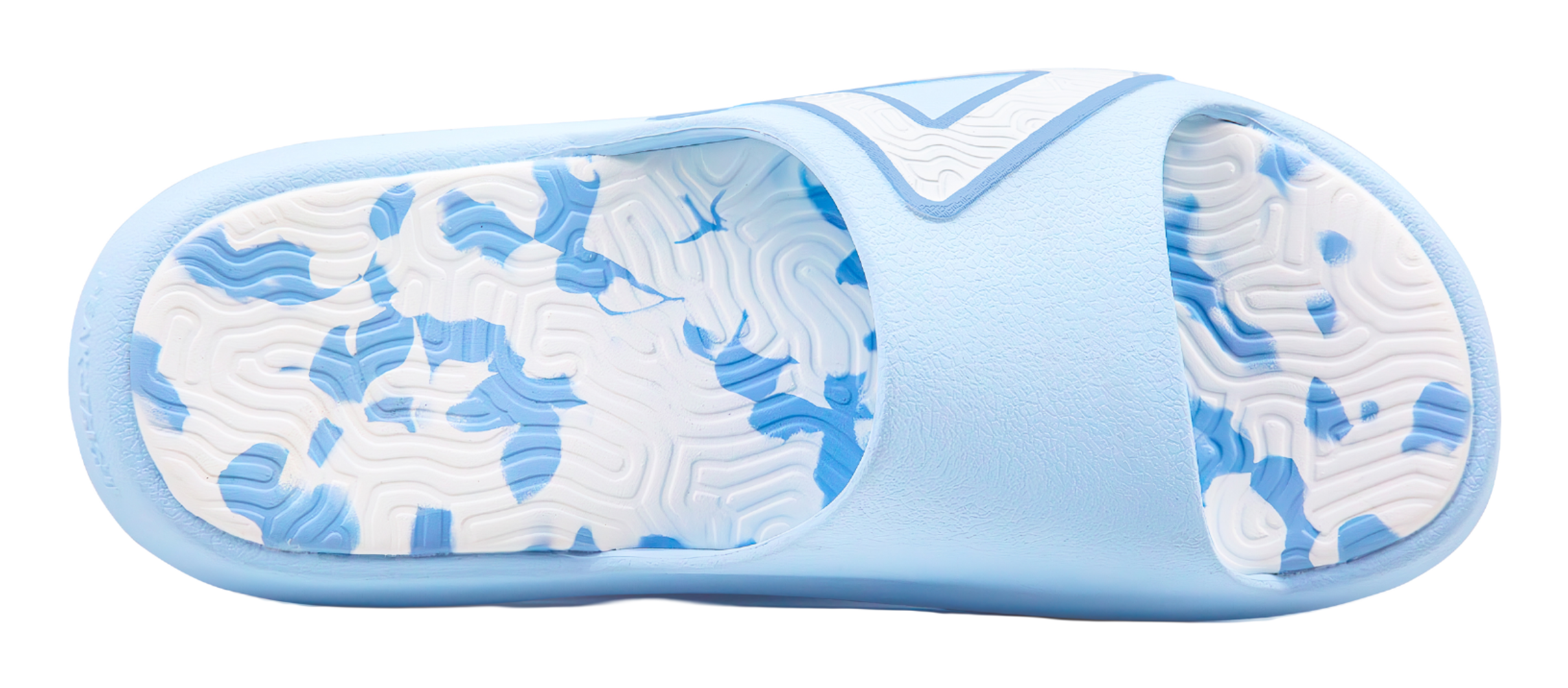 PEAK Tai Ji1.0 Slip Resistant Abrasion Resistant Cushioning Slide Slippers Unisex Sky Blue 