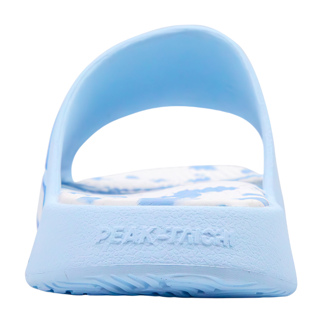 PEAK Tai Ji1.0 Slip Resistant Abrasion Resistant Cushioning Slide Slippers Unisex Sky Blue 