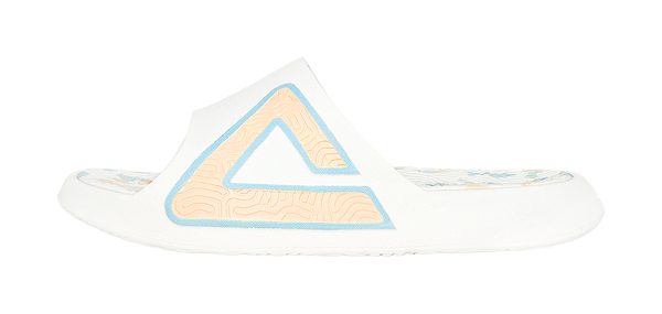 PEAK Tai Ji1.0 Slip Resistant Abrasion Resistant Cushioning Slide Slippers Unisex White 