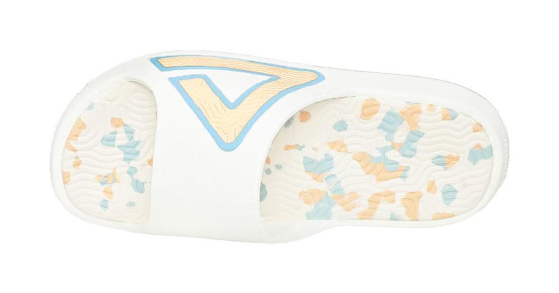 PEAK Tai Ji1.0 Slip Resistant Abrasion Resistant Cushioning Slide Slippers Unisex White 