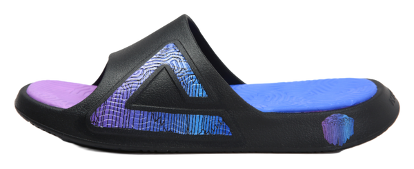 PEAK Tai Ji2.0 EVA Quiet Slip Resistant Abrasion Resistant Slide Slippers Men's Black Purple 