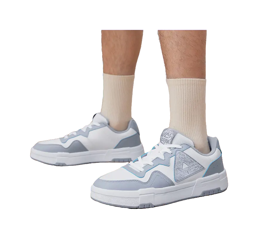 PEAK Taichi Dragon City 2.0 Skateboard Shoes Men's Low top Baymax Elegant Blue 