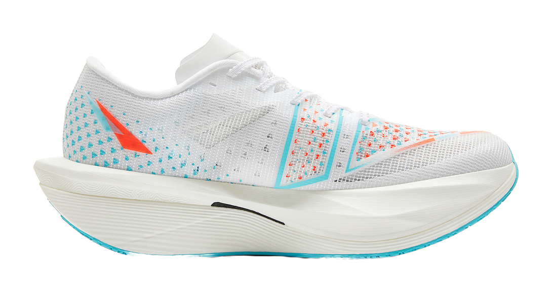 PEAK Taichi Up30 4.0 Running Shoes Men's Low top White Orange Sapphire Blue 