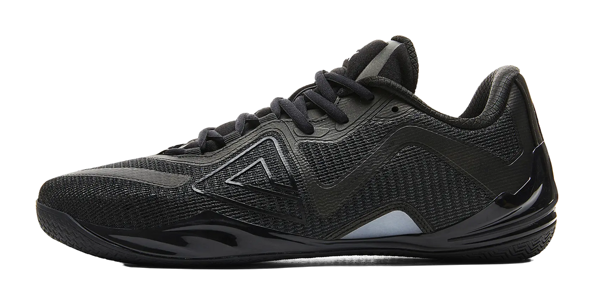 PEAK Taichi - supreme “wushuang” black warrior Basketball Shoes Mens All Black 