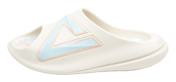 PEAK Very Small Fat Drag EVA Slip Resistant Abrasion Resistant Cushioning Slide Slippers Unisex White Blue 