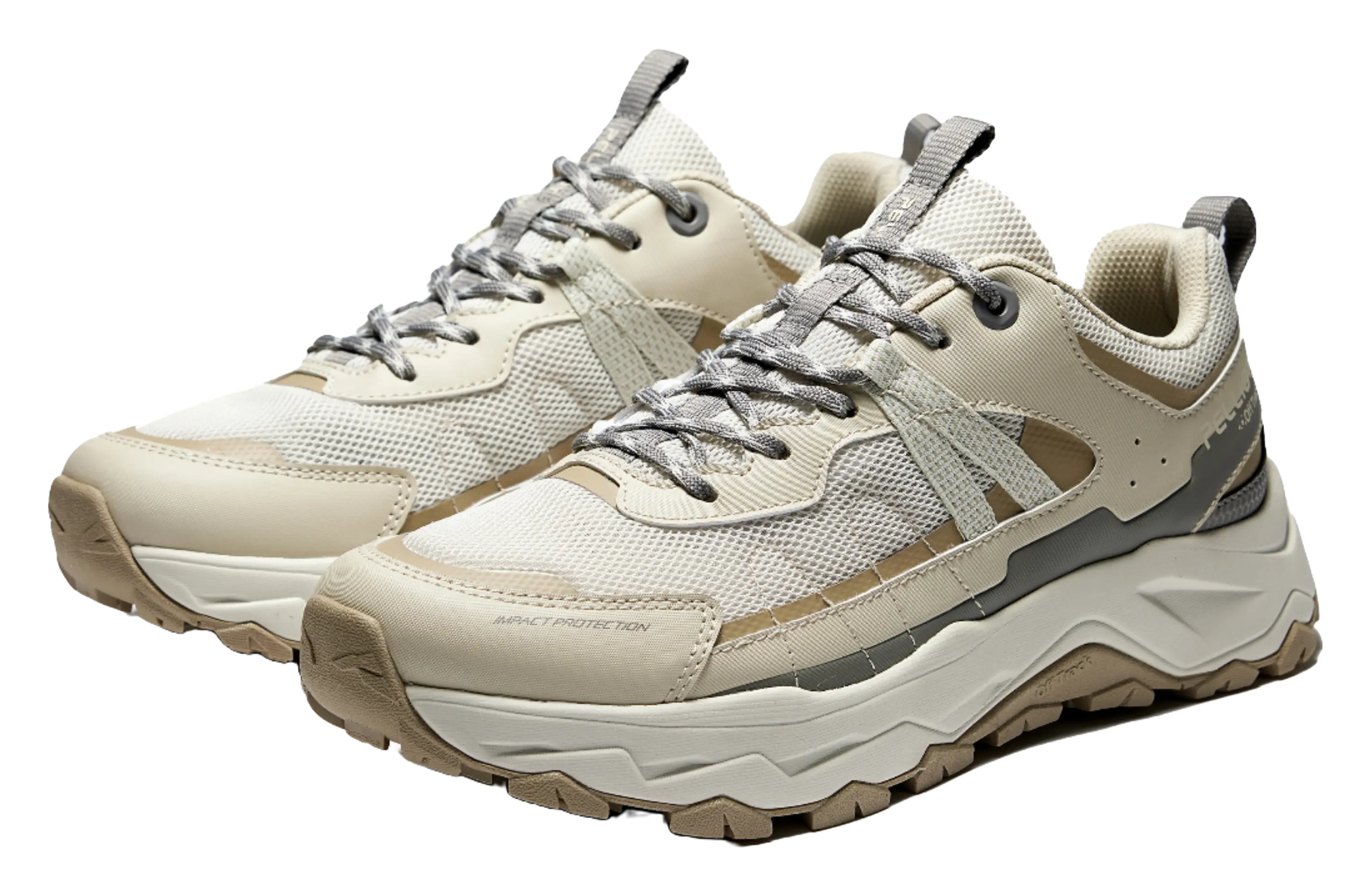 PELLIOT HT Light Cloud Mountaineering  Hiking Shoes Unisex Low top Mens Classic Black/Beige Yellow/Stone Gray, Womens Classic Black/Ivory White  VJSNEAKER