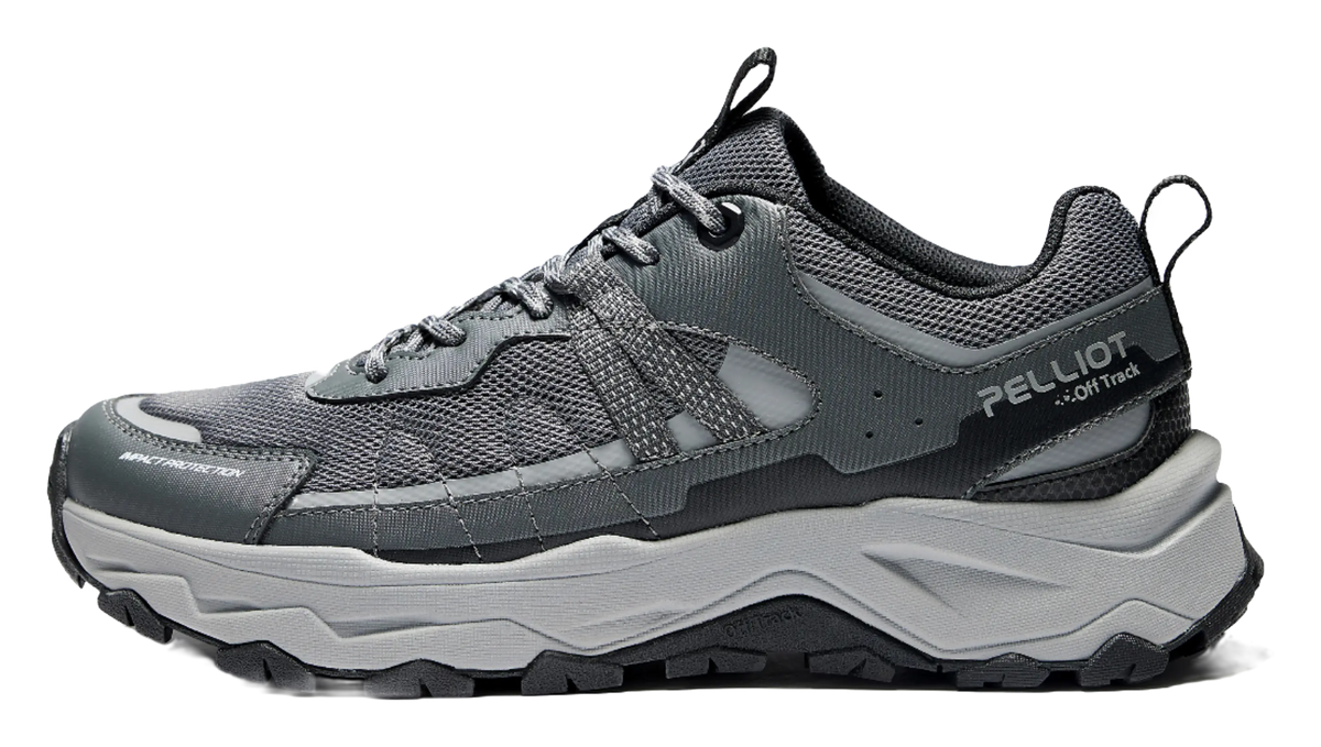 PELLIOT HT Light Cloud Mountaineering  Hiking Shoes Unisex Low top Mens Classic Black/Beige Yellow/Stone Gray, Womens Classic Black/Ivory White  VJSNEAKER