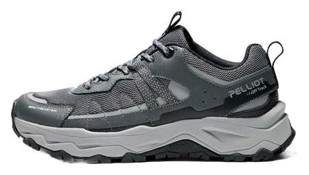 PELLIOT HT Light Cloud Mountaineering  Hiking Shoes Unisex Low top Mens Classic Black/Beige Yellow/Stone Gray, Womens Classic Black/Ivory White  VJSNEAKER