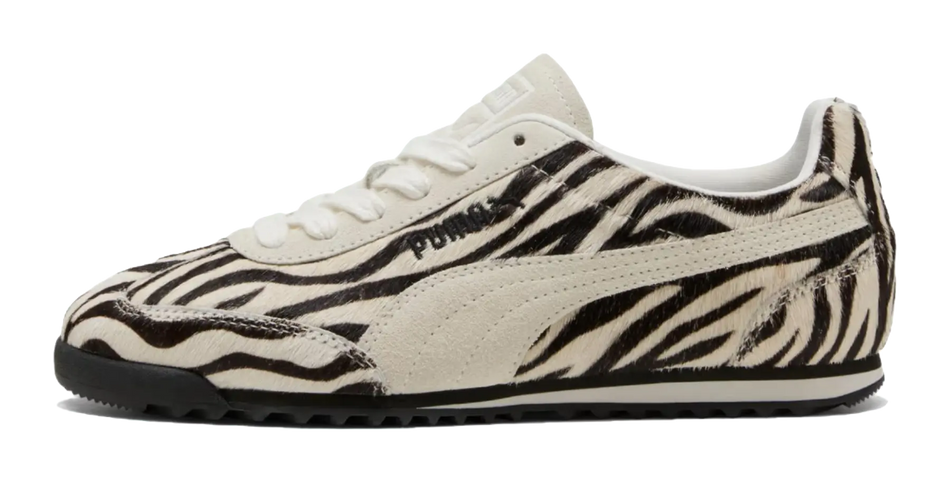 PUMA Arizona Collection Abrasion Resistant Low Top Casual Shoes Womens Black White  vjsneaker.com