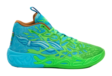 PUMA x LaMelo Ball MB.04 "Leonardo & Michelangelo" - Basketball Shoes for Men and Women in Green, Orange, and Blue  vjsneaker.com