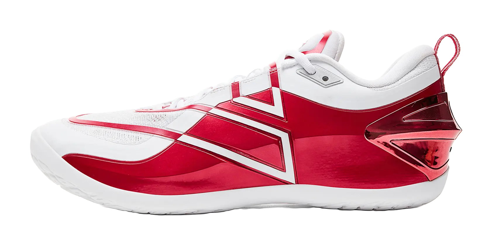 Peak Malik Monk Taichi General "Original Intention" - Basketball Shoes Men Dark White And Dark Red  vjsneaker.com