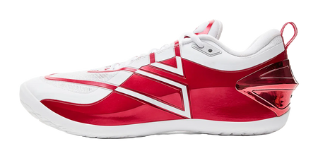 Peak Malik Monk Taichi General "Original Intention" - Basketball Shoes Men Dark White And Dark Red  vjsneaker.com