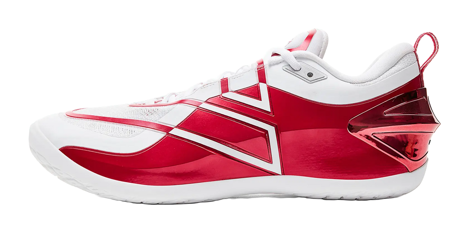 Peak Malik Monk Taichi General "Original Intention" - Basketball Shoes Men Dark White And Dark Red  vjsneaker.com