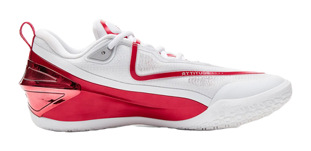 Peak Malik Monk Taichi General "Original Intention" - Basketball Shoes Men Dark White And Dark Red  vjsneaker.com