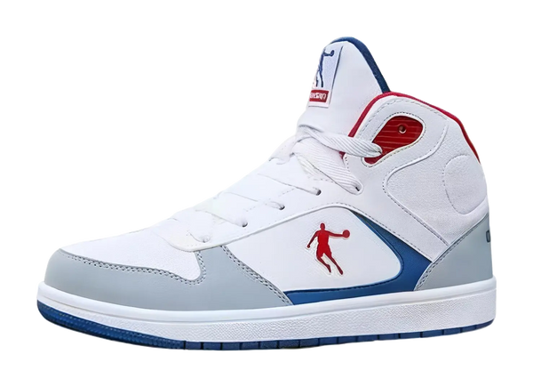 QIAODAN Air Force One Coverage High top Skateboard Shoes Men's Blue 