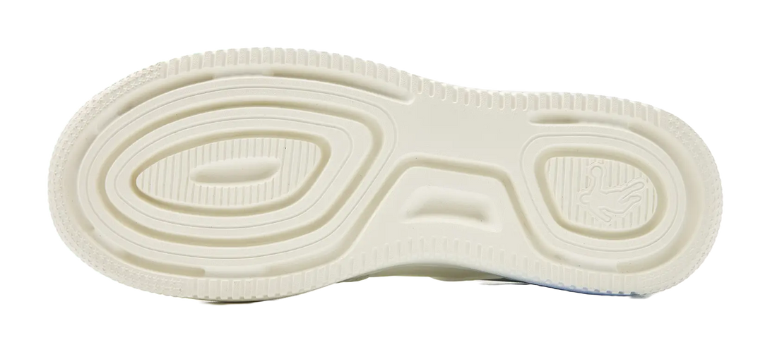 QIAODAN Air Force One Slip Resistant Abrasion Resistant Low top Skateboard Shoes Women's White Blue 