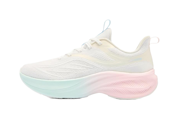 QIAODAN Anti-Slip And Wear-Resistant Coverage Low-Top Sprint Running Shoes Women's Jordan White 