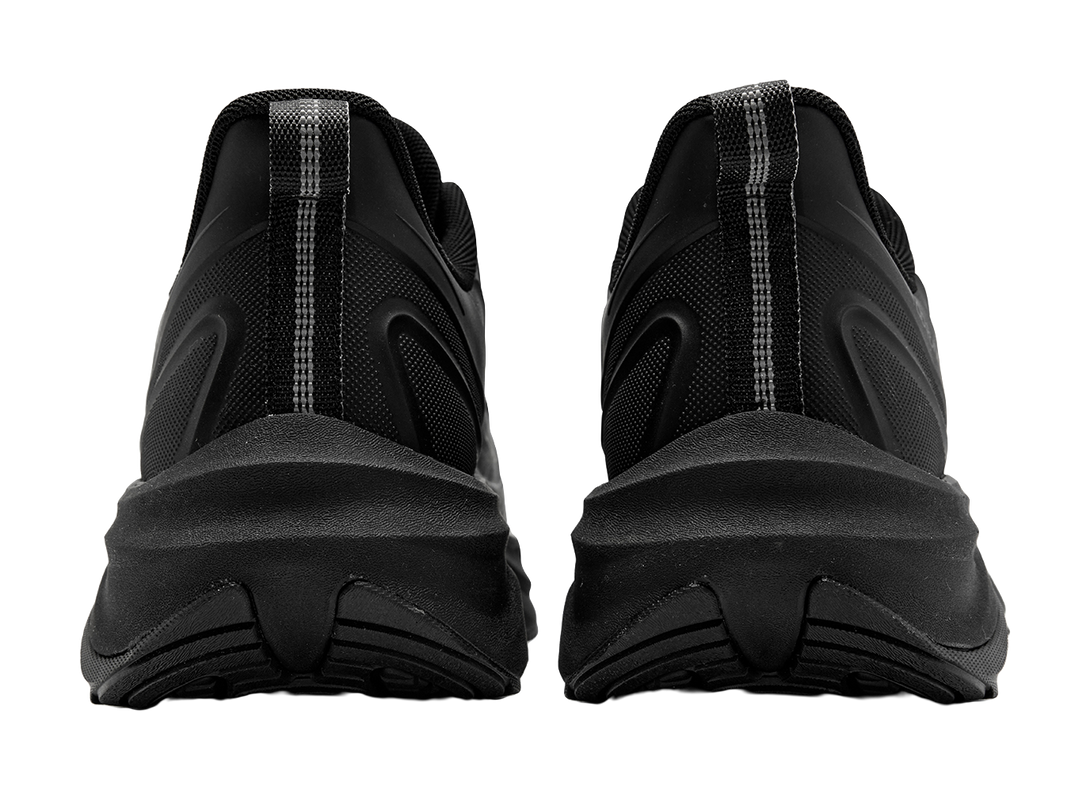 QIAODAN Cushioning Abrasion Resistant Lightweight Breathable Slip Resistant Low top Training Running Shoes Men's Black 