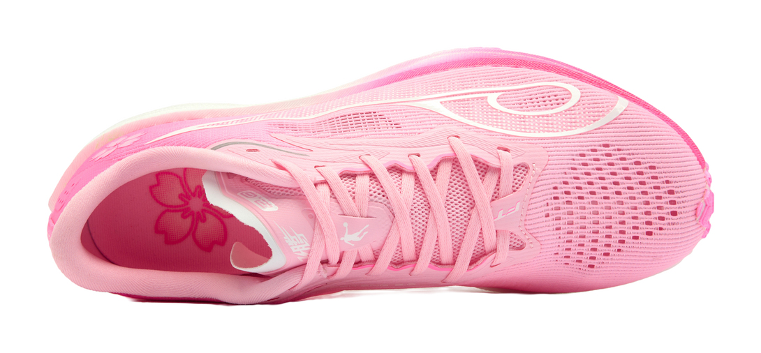 QIAODAN Feiteng 2.0 Running Shoes Men's Low top Cherry Blossom Pink/Aurora Pink 