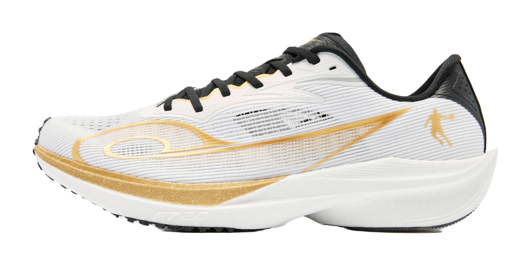 QIAODAN Feiteng 2.0 Running Shoes Men's Low top Jordan White Gold 