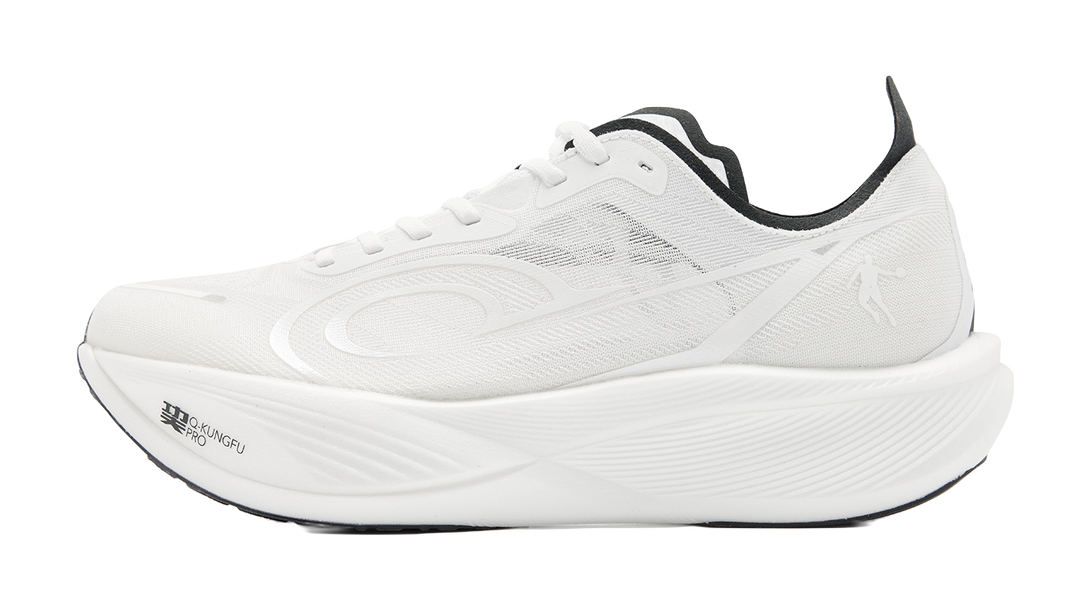 QIAODAN Feiying PB3 Enhanced Edition Running Shoes Men's Low top Jordan White Black 