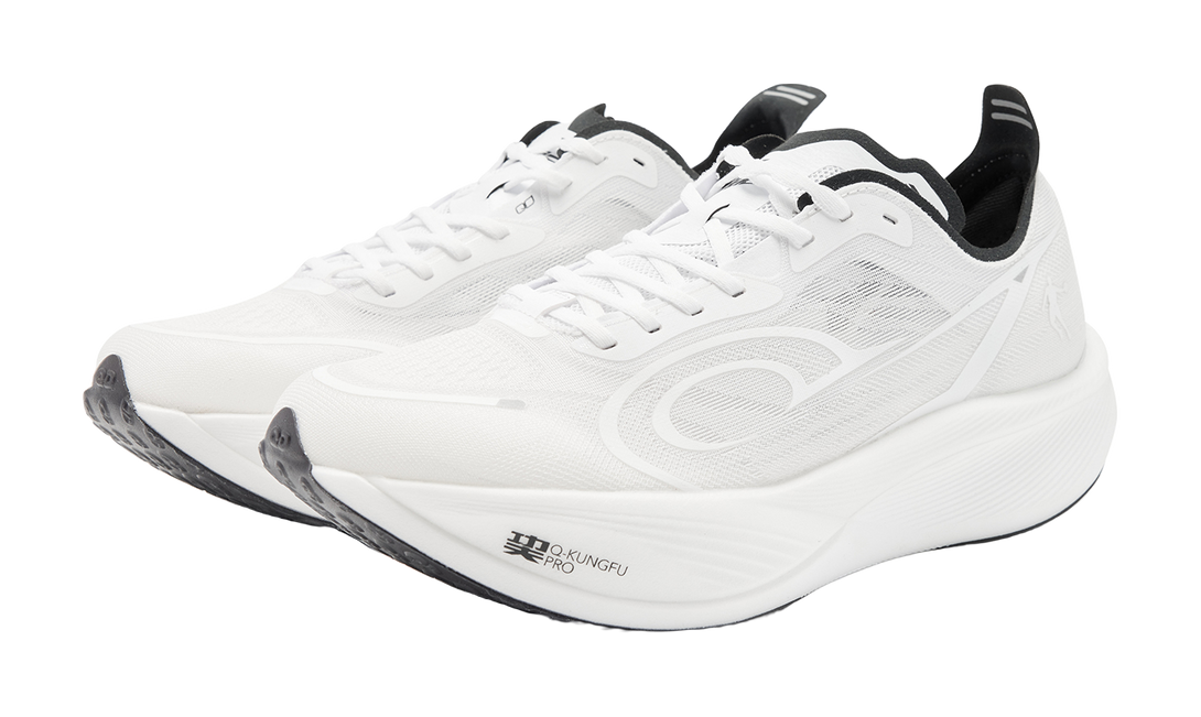 QIAODAN Feiying PB3 Enhanced Edition Running Shoes Men's Low top Jordan White Black 