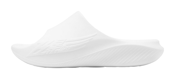 QIAODAN Flying Shadow Slippers 2.0 EVA Skeleton Quiet Slide Slippers Men's White 