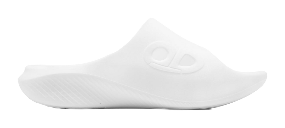 QIAODAN Flying Shadow Slippers 2.0 EVA Skeleton Quiet Slide Slippers Men's White 