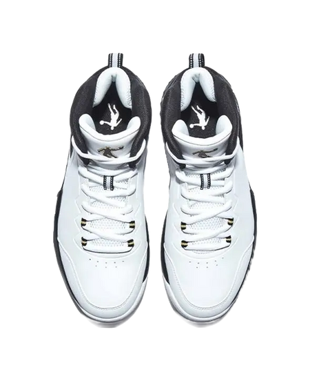 QIAODAN Grinding 1 - Basketball Shoes Mens High top Black/White 