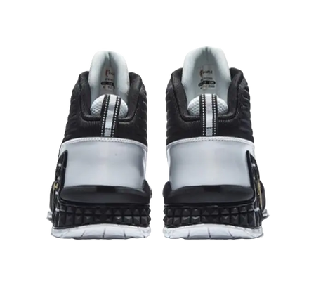 QIAODAN Grinding 1 - Basketball Shoes Mens High top Black/White 