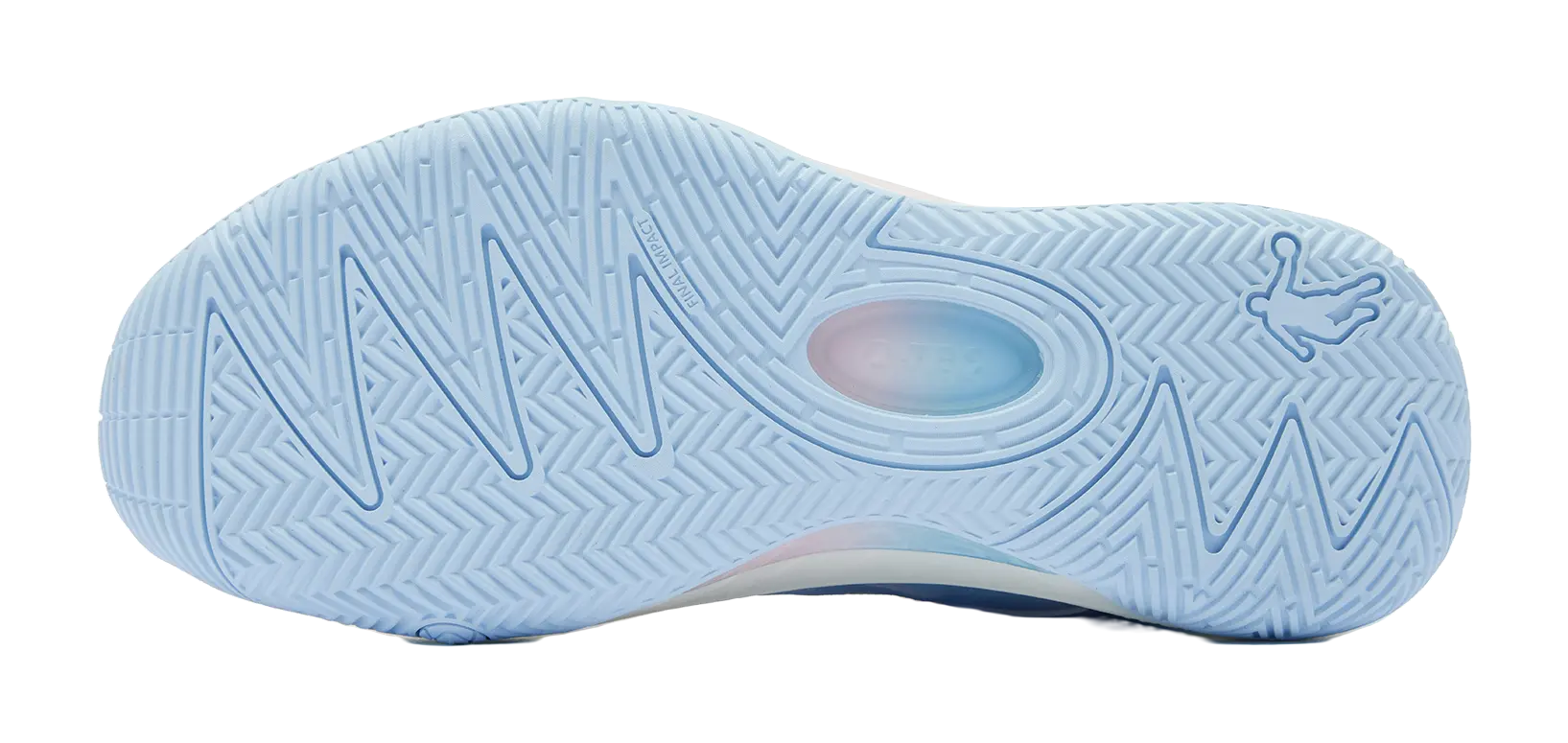 QIAODAN Killing Move 3.0 Cushioning, Wear Resistant Mid top Basketball Shoes Mens Blue White Pink 