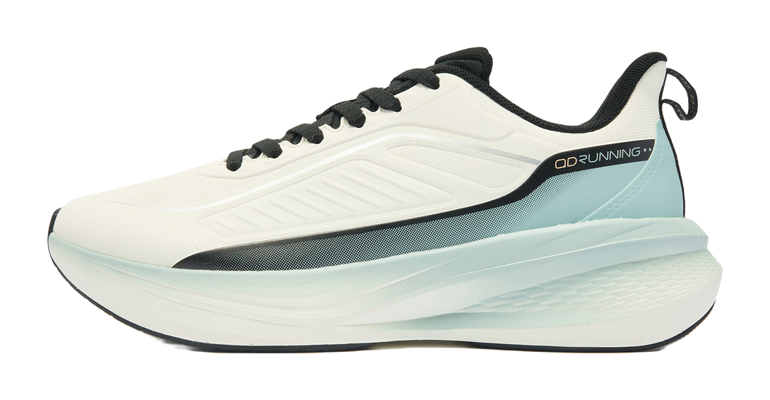 QIAODAN Rainwing 4.0 Anti-Slip And Wear-Resistant Warm Low-Top Q-LITESPEED Technology Running Shoes Men's White Green 