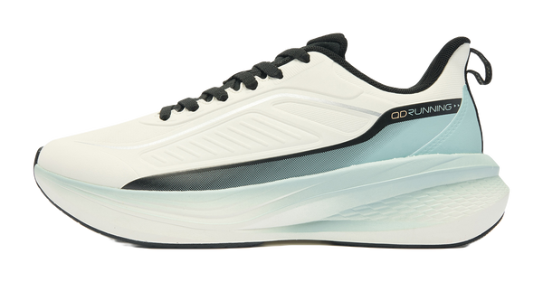 QIAODAN Rainwing 4.0 Anti-Slip And Wear-Resistant Warm Low-Top Q-LITESPEED Technology Running Shoes Men's White Green 