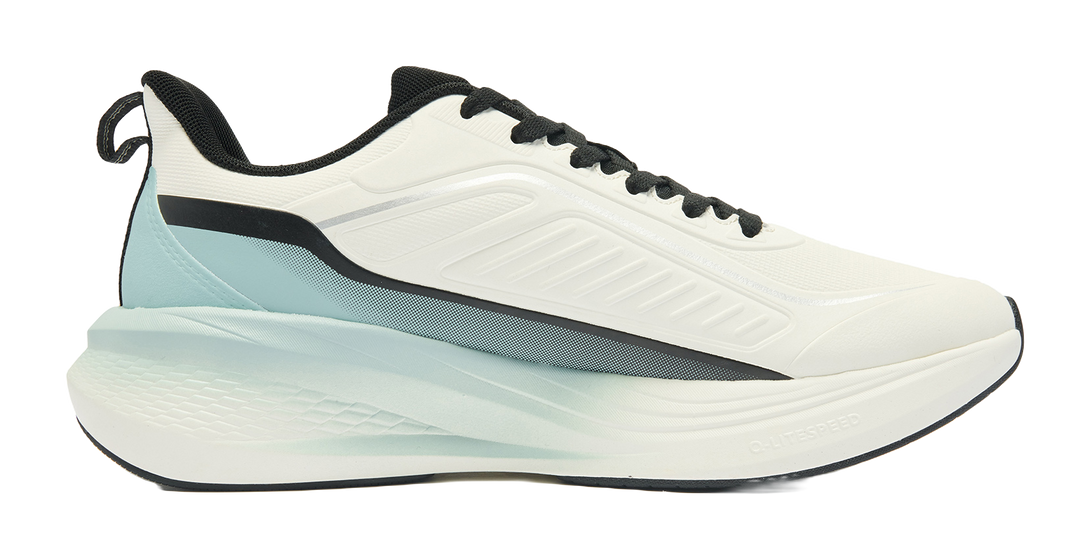 QIAODAN Rainwing 4.0 Anti-Slip And Wear-Resistant Warm Low-Top Q-LITESPEED Technology Running Shoes Men's White Green 