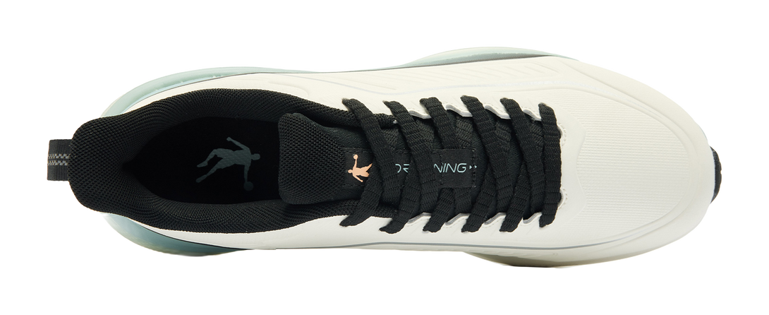 QIAODAN Rainwing 4.0 Anti-Slip And Wear-Resistant Warm Low-Top Q-LITESPEED Technology Running Shoes Men's White Green 