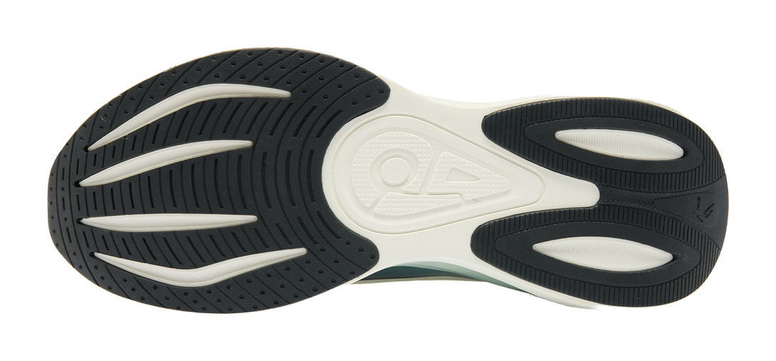 QIAODAN Rainwing 4.0 Anti-Slip And Wear-Resistant Warm Low-Top Q-LITESPEED Technology Running Shoes Men's White Green 