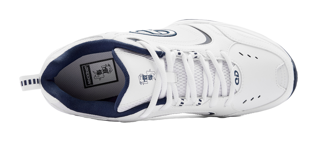 QIAODAN Samoy Casual Shoes Women's Low top Jordan White Graphite Blue 