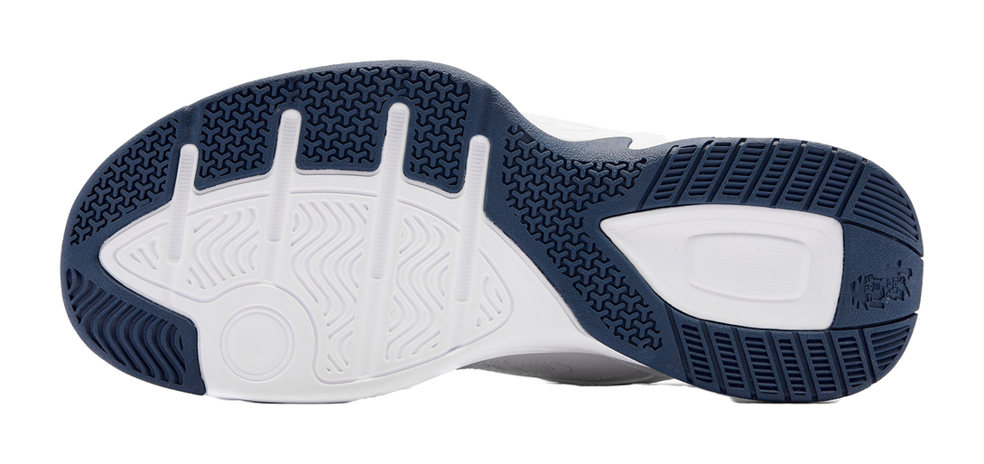 QIAODAN Samoy Casual Shoes Women's Low top Jordan White Graphite Blue 