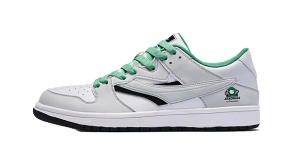QIAODAN Skateboard Shoes Men's Low top Gray/Green 