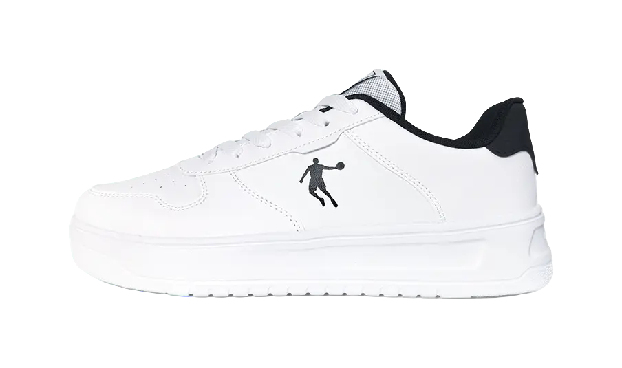 QIAODAN Skateboard Shoes Men's White Black White 