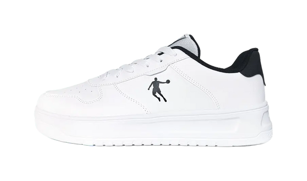 QIAODAN Skateboard Shoes Men's White Black White 