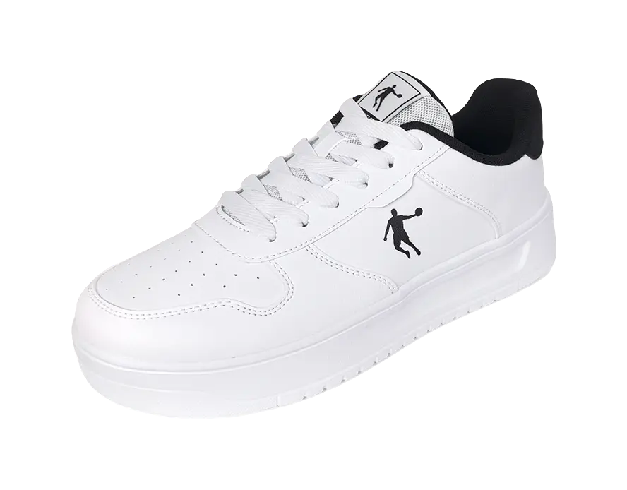 QIAODAN Skateboard Shoes Men's White Black White 