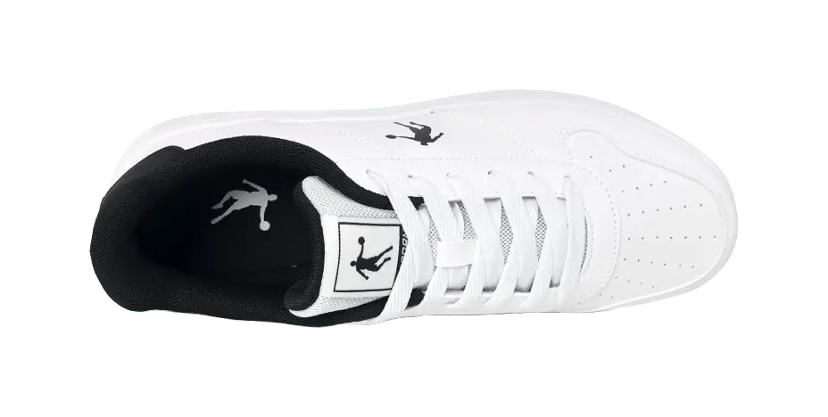 QIAODAN Skateboard Shoes Men's White Black White 